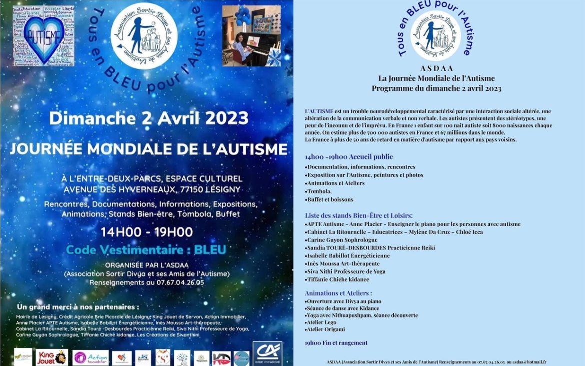 Journ E Mondiale De L Autisme Association Rivage Autonomie