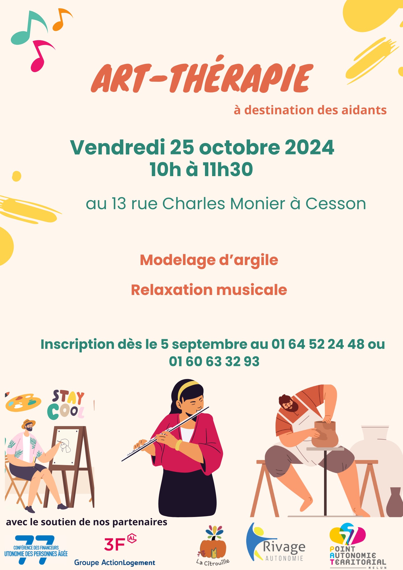 Art-thérapie à destination des aidants